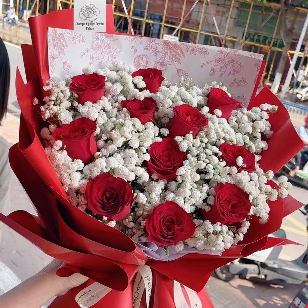 Soap Flower Bouquet for Valentine's, Qixi, Birthday, or Proposal - Perfect Gift for Wife, Best Friend, or Partner