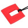 Baby Teether Infant Silicone Sensory Chewing Teething Toys Relief Teether for NewbornRed