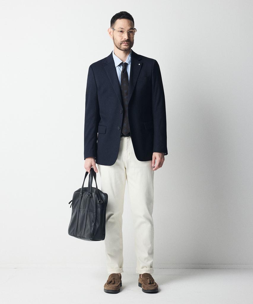 Stco Tech-Poly Four-Way Stretch Essential Suit Jacket_Indigo (Slim Fit)_Ssjuz03Ssn