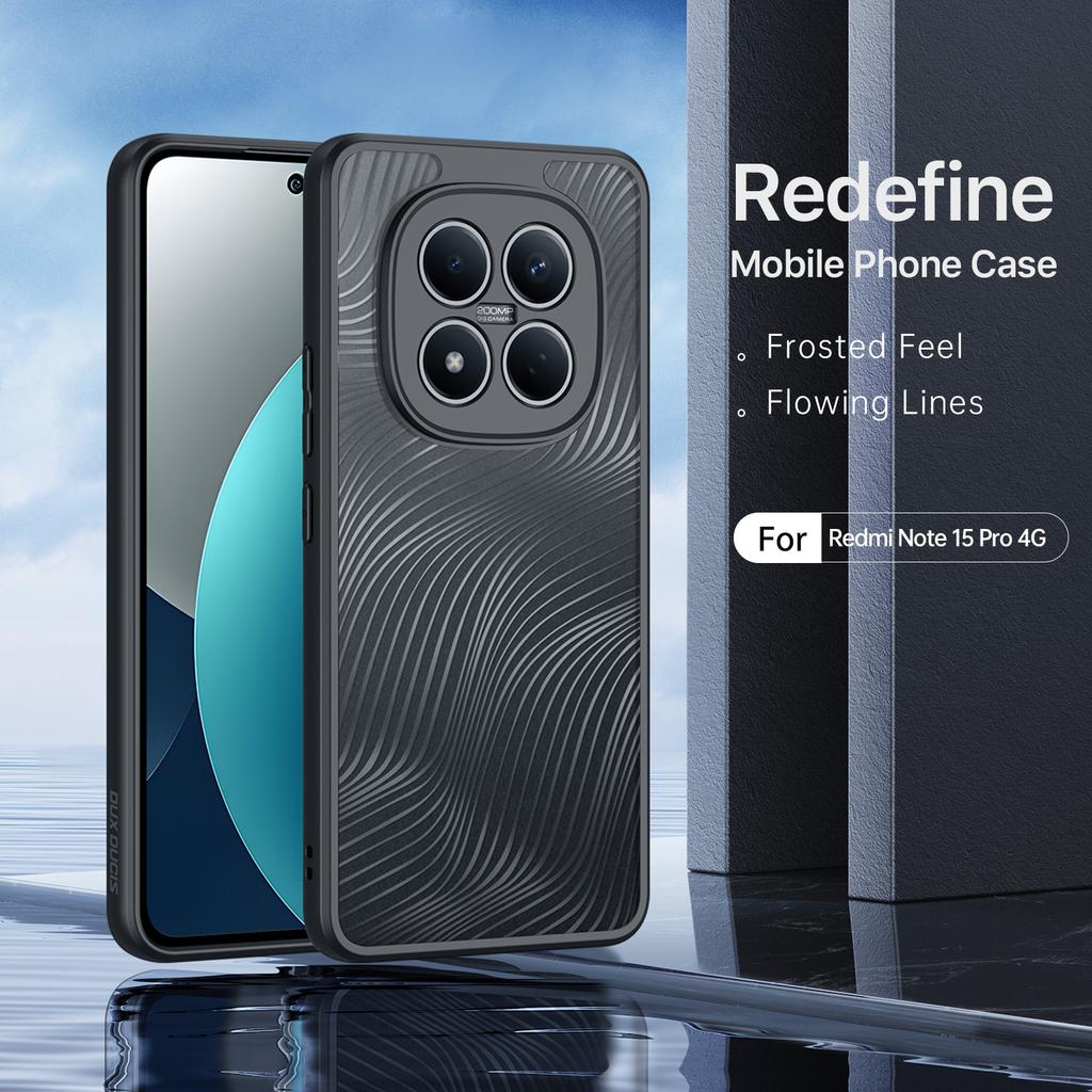 Для Xiaomi Redmi Note 15 Pro 4G (Глобальний) Чохол DUX DUCIS серії Aimo TPU+PC Матовий Протиударний Чохол для Телефону (Сертифікація REACH)