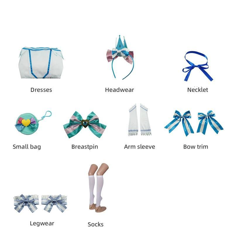 

Косплей костюм Wonderful Precure для Хэллоуина, сценическая одежда для выступления Nekoyashiki Mayu,3XL