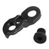 RISK Bicycle Rear Derailleur Hanger Aluminum Bicycle Tail Hook Extender for 40T 42T 46T 50T 52T Mountain BikeBlack