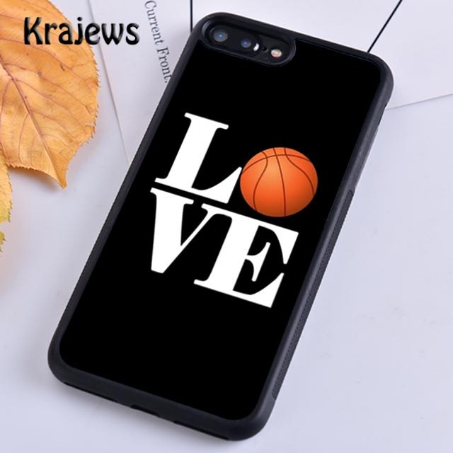 Krajews Sport Dragoste Textură Baschet Carcasă Telefon Moale Pentru iPhone 14 5 6s 7 8 plus X XR XS 11 12 13 pro max Samsung S21 S22 ultra