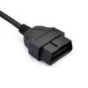 IKKEGOL 5Ft 150Cm 1.5M OBD-II OBD2 16 Pin Auto Car Male To Female Extension Cable Diagnostic Extender Cord Adapter
