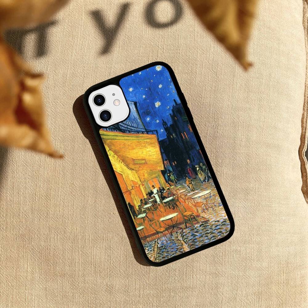 Art Vincent Van Gogh Phone Case For iPhone 17 16 15 14 13 Plus 12 11 Pro Max PC+TPU Cases Back Cover