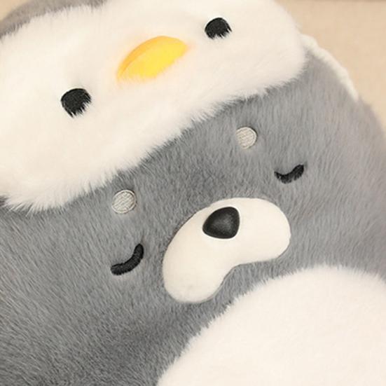 Seal Plush Pillow Sleeping Seal Stuffed Animal with Removable Accessories Soft Cuddly Pillow for Hugging