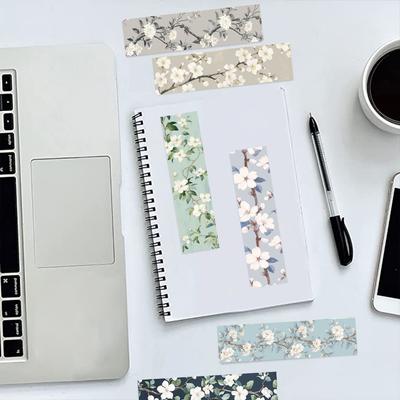 30PCS Kawaii Blossoms On The Road Bookmarks Reading Skateboard Room DIY Gift Living Room Immediately Stationery Unique Durable