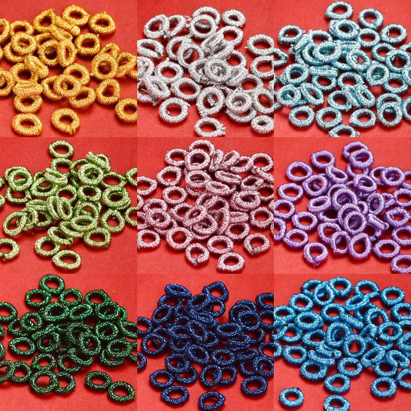 Colorful Gold Wire Coil Bracelet Rings for DIY Jewelry & Hand Rope Accessories