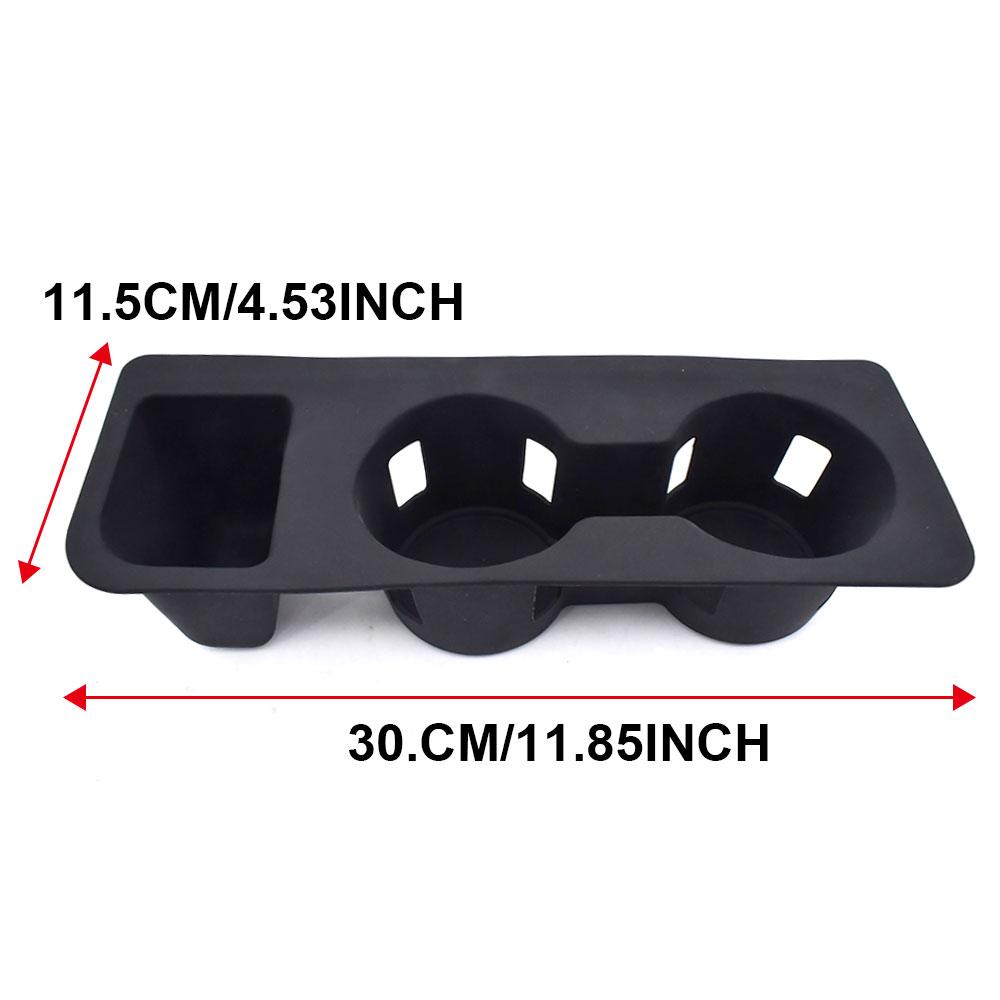 Cup Holder For -2025 Ford Maverick Cup Holder Silicone Black ert Center Console Cup Holder Interior Decoration Accessorie