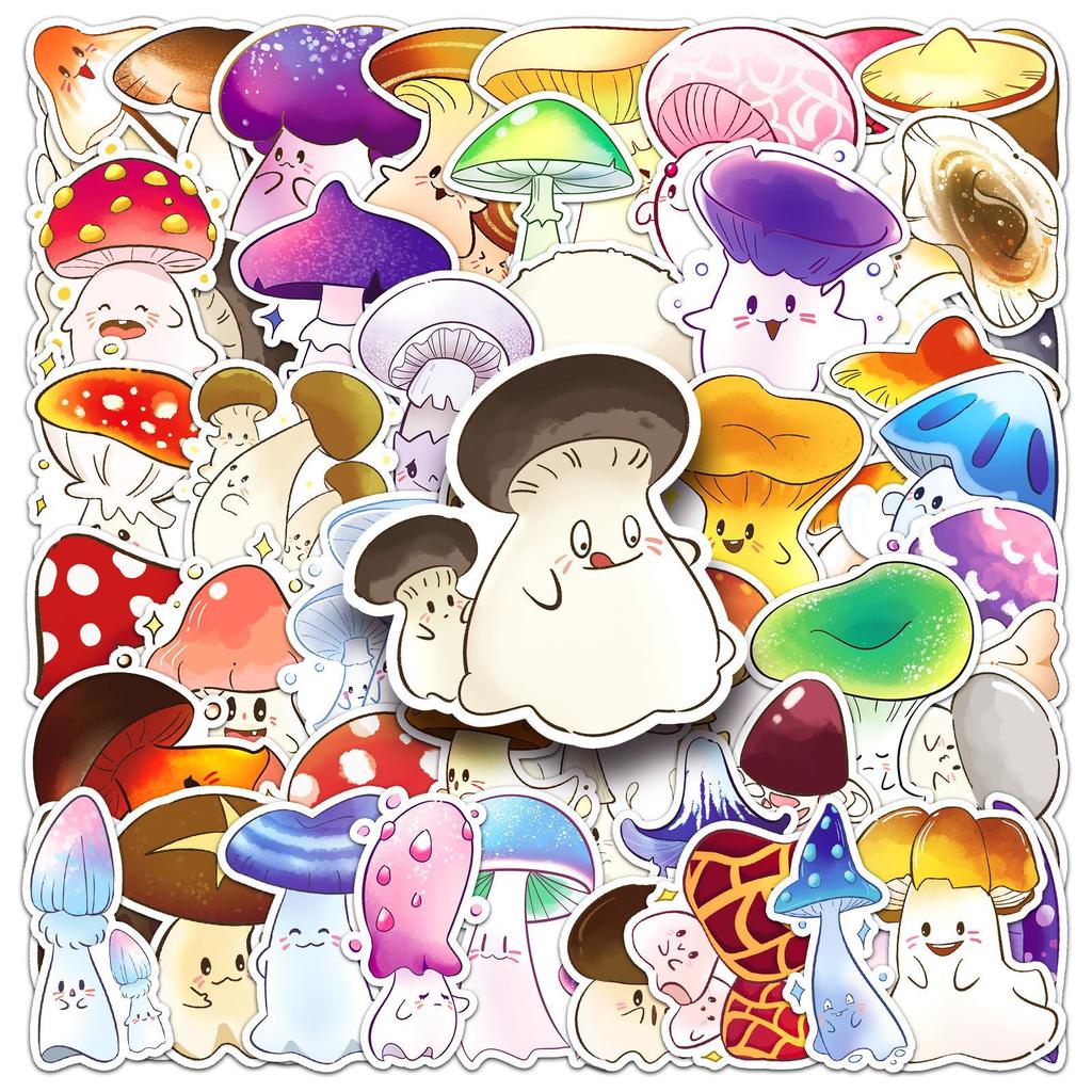 51 Graffiti Stickers Cartoon Cute Hand-painted Decorative Mobile Phone Case Water Cup Hand Account Stickers