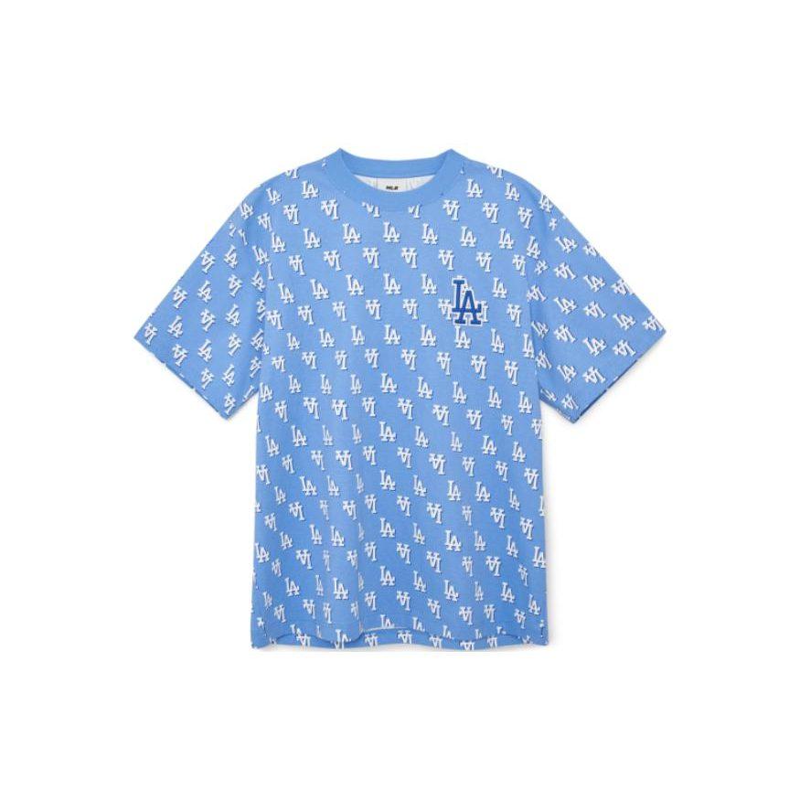 MLB T Shirts Unisex Blue Crew Neck Moderate 3ATSM1133-07CBL