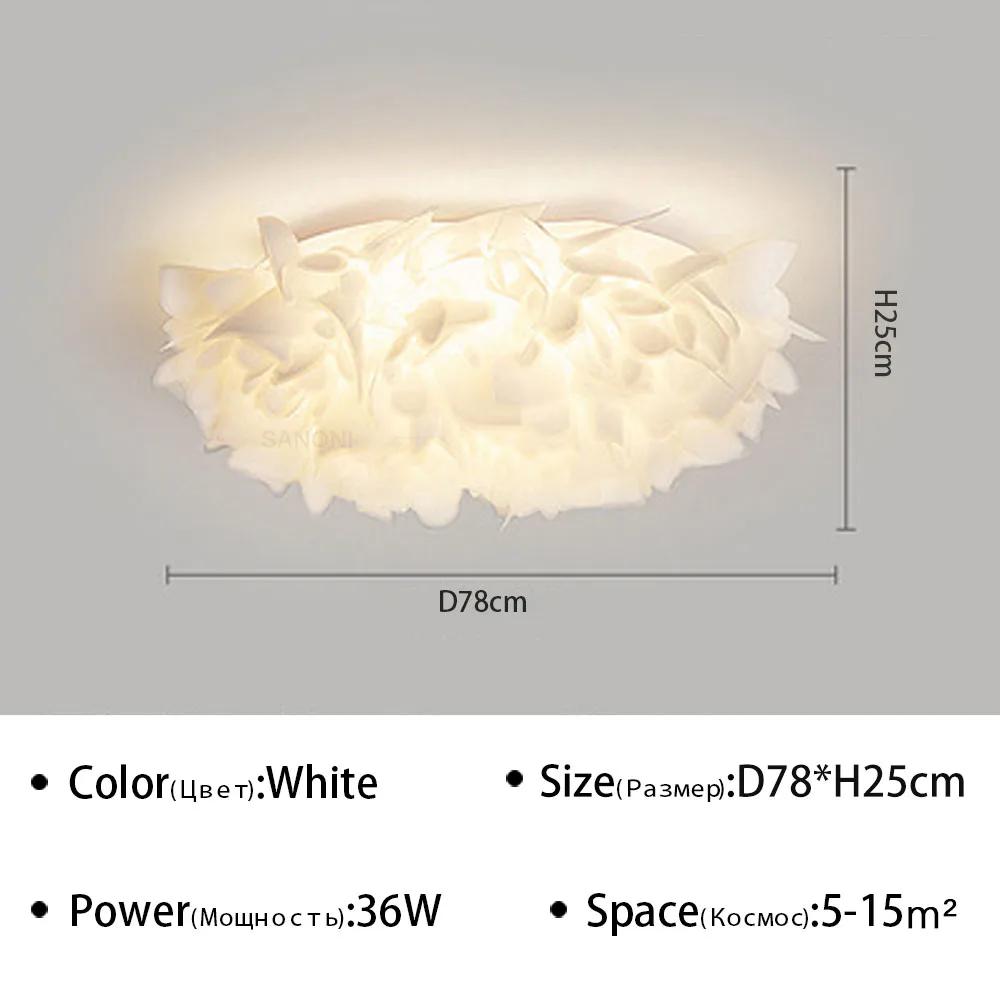 

Современная светодиодная потолочная люстра для спальни, гостиной, столовой, прохода, ресторана, интерьера, домашнего декора, светильник, люстра Tricolor(no RC)