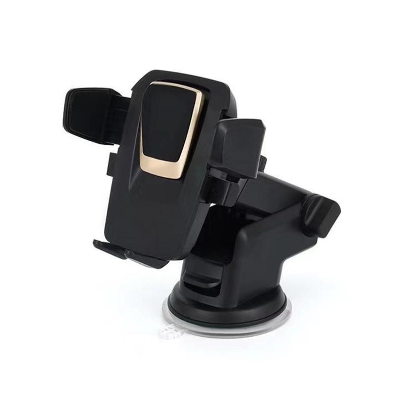 360° Rotating Silicone Suction Cup Car Phone Mount with Telescopic Rod