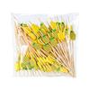 100 Count User Friendly Bamboos Skewers 12Cm Smooth Finishes Food Picks Dessert Serving Picks For Catering And Home