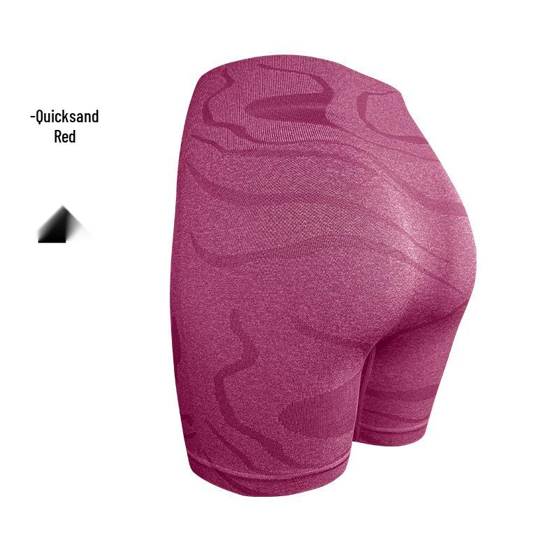 

High-Waist Tummy Control Elastic Yoga Shorts - Nude Feel & Versatile for Summer Sports Large