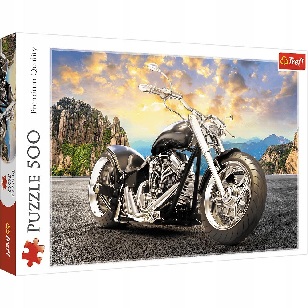 37384 "500 - Schwarzes Motorrad" / Trefl