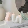 Geometric Soy Wax Aromatherapy Candle Set - Holiday Gift Box