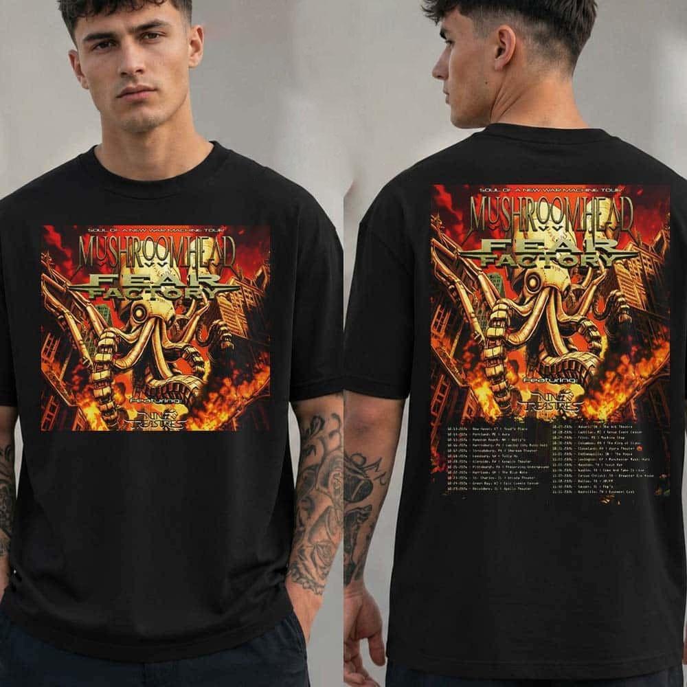 Schedule For Soul Of A New War Machine Tour 2026 T-Shirt