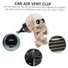 LIFKOME 3pcs Skull Ghost Head Decoration Car Clip Car Aroma Decoration Glitter Accessories