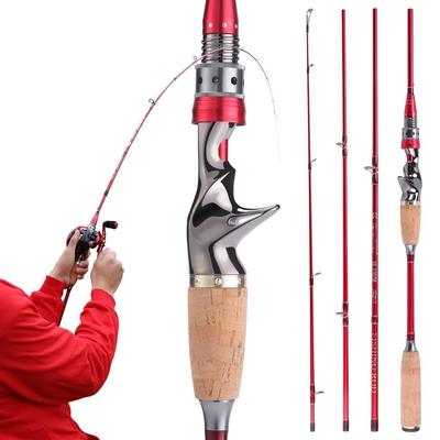 Fiskespö 2,1 m/ 2,4 m Lättviktsfiskespö Baitcasting fiskespö för karpfiske