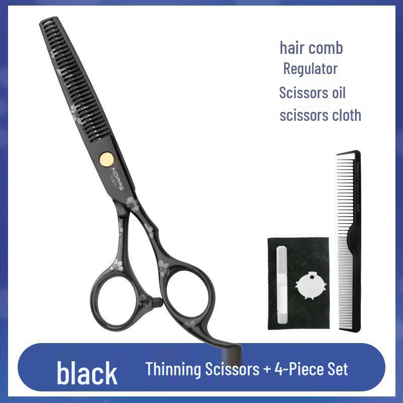 Professional Hairdressing Barber Scissors Set - Includes Flat and Thinning Scissors, Free Shipping