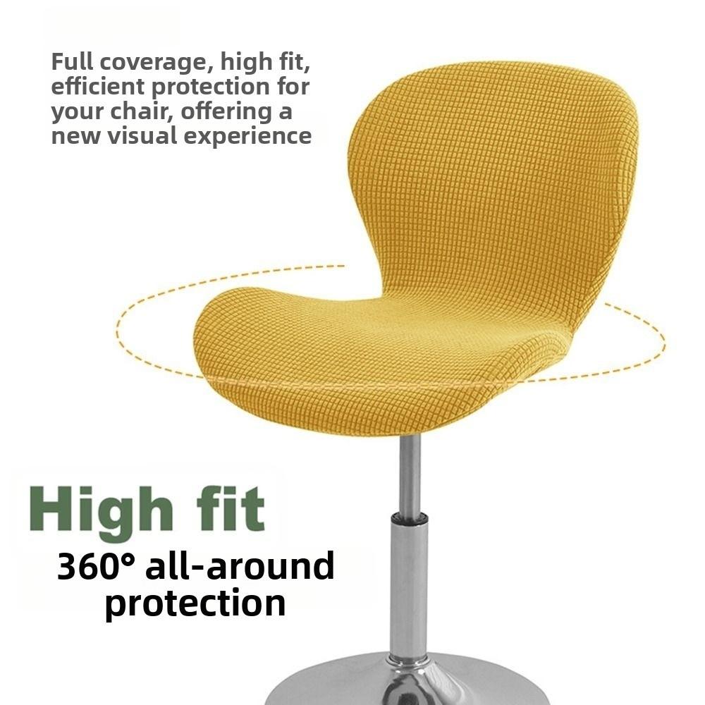 Dustproof Counter Height Bar Stool Cover Elastic Stretch Chair Slipcover  Household