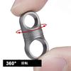 FEGVE Titanium Key Ring Car Key Holder Men's Smart Key