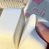 Falscher Milchziegel Quetschspielzeug Stressabbau Milchpudding Sensorisches Spielzeug Simuliertes Lebensmittel Knetspielzeug Dekompressions-Gadget