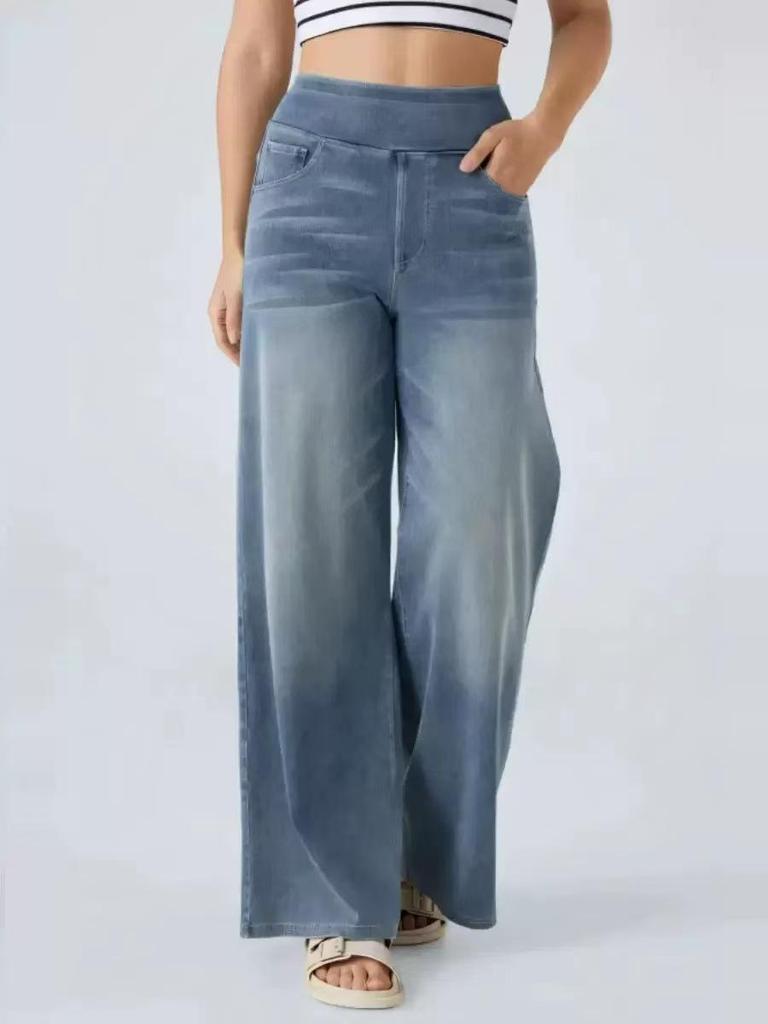 Women's Slimming Long Jeans - Popular European and American Style