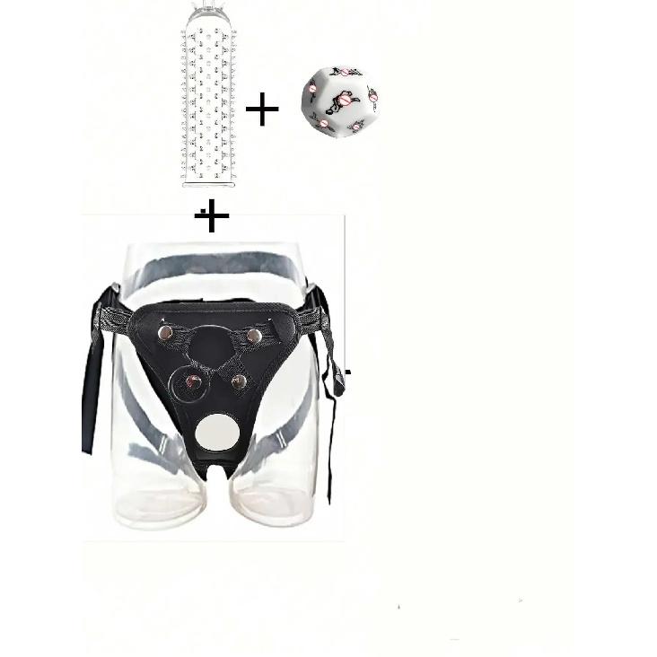 Wearable Strapon Penis for Women Black Dildo Pants Lesbian G Spot Stimulator Adult Standard Size Women Strap Sex Toys for Women