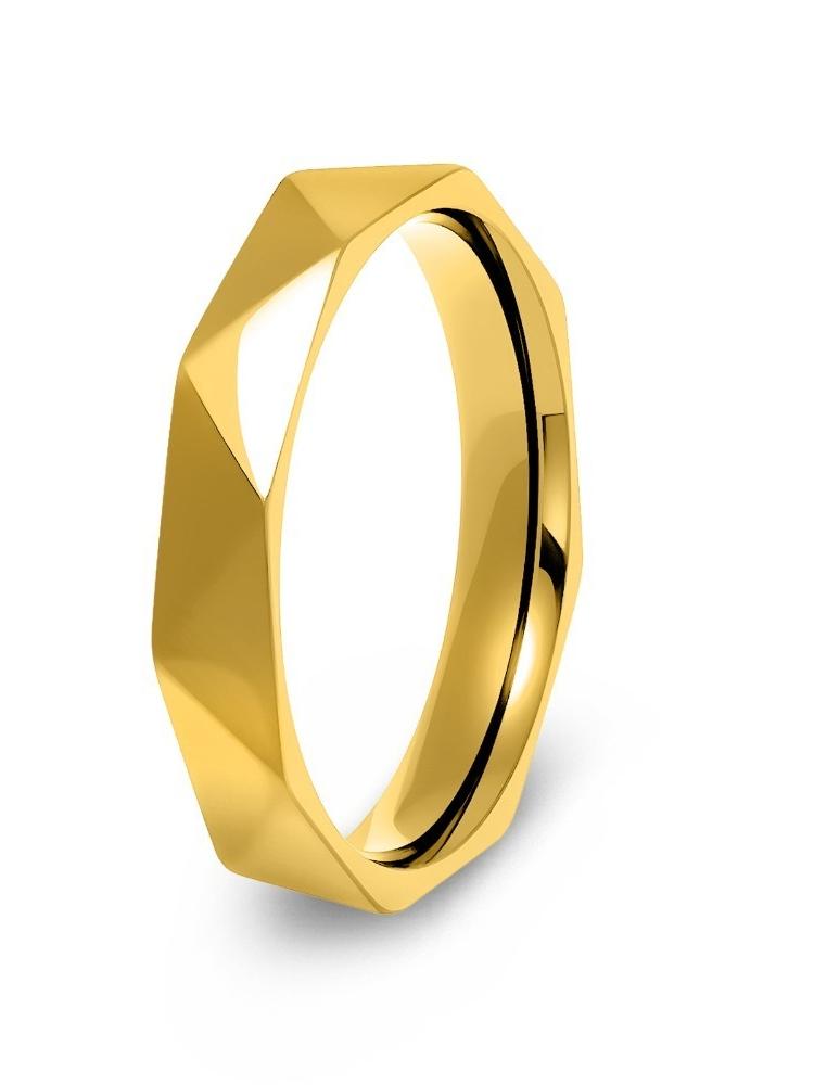 

Stainless Steel Rhombus Shape Ring for Women V Grid Silver/Rose Gold/Gold Color Geometric Fashion Jewelry Gift 10 золотий