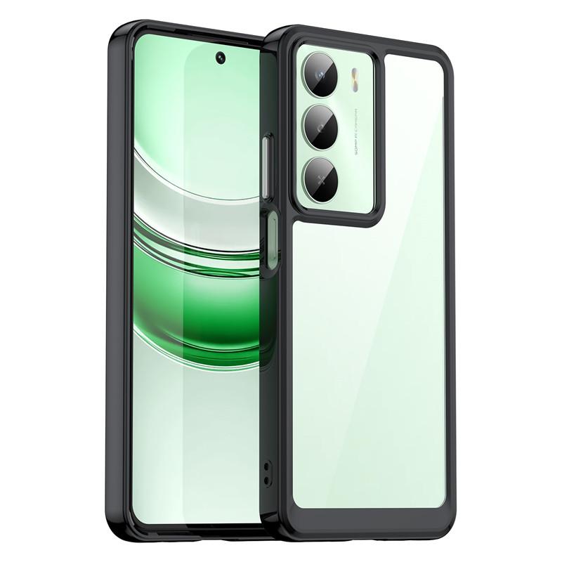 For Realme 14X Global Case Realme 14X Global Cover TPU Clear PC + Silicone Shockproof Protective Phone Cover Realme 14X Global