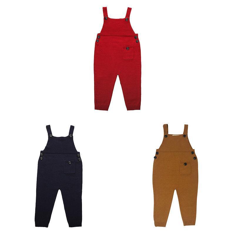 Premium Quality Kids Baby Boy Girl Knit Cotton Bid Pants Romper Jumpsuit For All Seasons