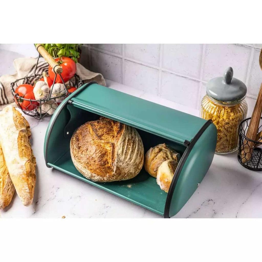 Kinghoff Kh-1867 Green Lumarko Steel Bread Bin!