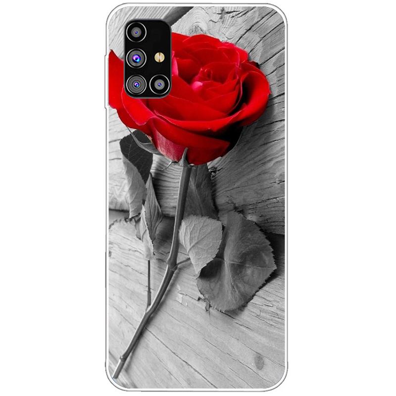 Do Samsung Galaxy A31 A51 A71 Etui Silikonowe Tylne Etui Telefoniczne Do Samsung A315 A515 A715 Miękkie Etui Zderzak Coque z Kreskówką