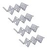 Set of 4 Stainless Steel Taco Racks Effective Taco Stands Holder for Professional Food Presentation at Home