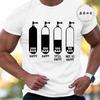New Trendy Summer Tshirts Fashion Men Women Tshirt Funny Diving Divers 200 Bar Print Tshirts Short Sleeve Tops Diving Tshirts