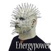[EnergyPower] Cosplay Mask - Zombie with Nails All Over His Face - Pufferfish Man - Halloween Costume - Full Face Mask - Joke Item - Party/Event Costu