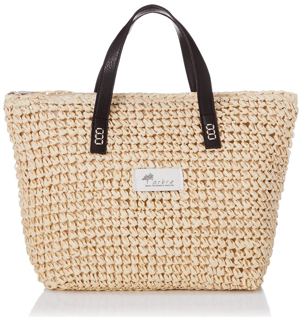 Showa Woven Lunch Polyethylene Made in 27140 Bag, Natural, Insulated, Lining, Japan, ARBRE,