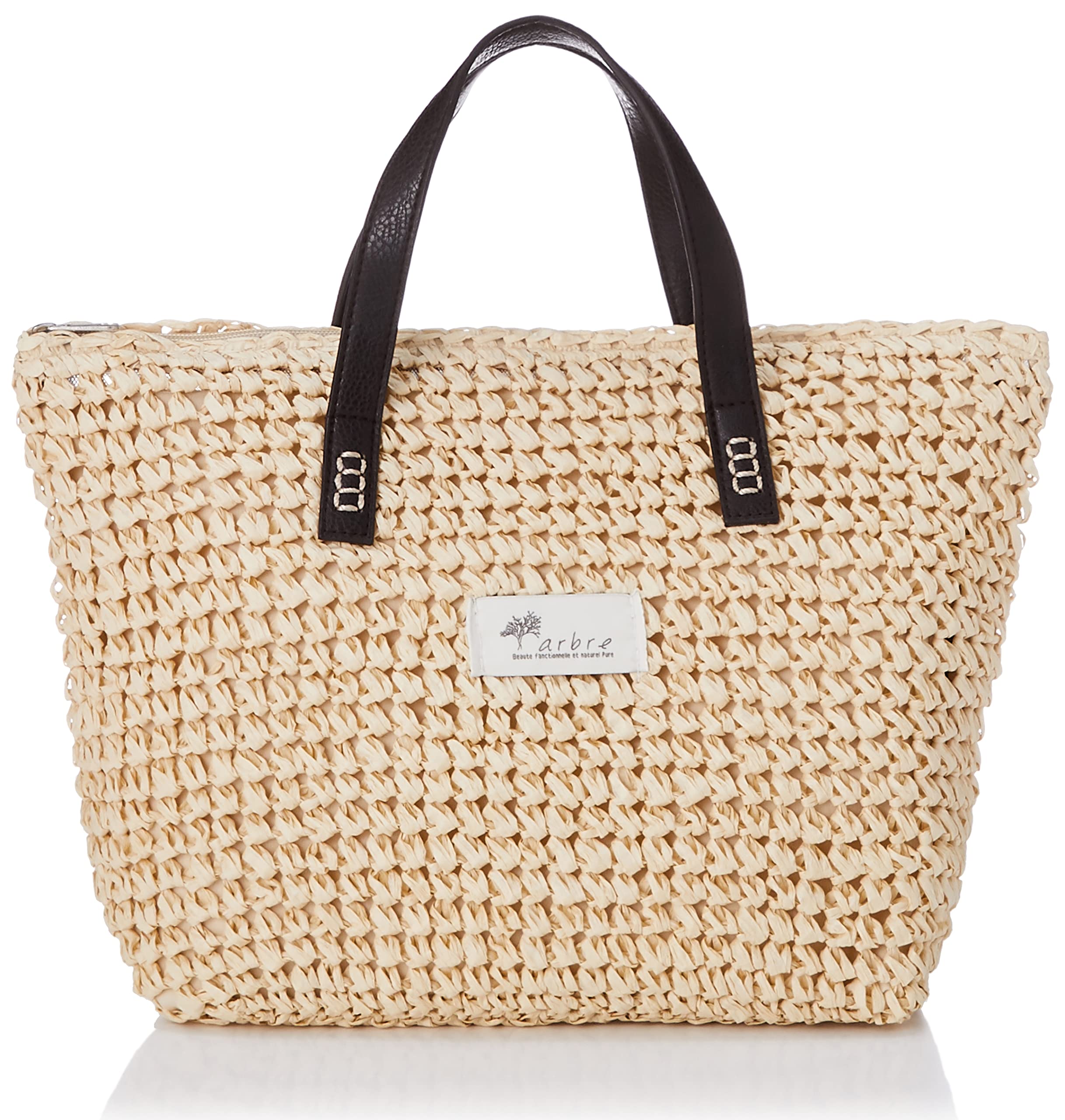 

Showa Woven Lunch Polyethylene Made in 27140 Bag, Natural, Insulated, Lining, Japan, ARBRE,