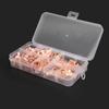 60Pcs Tinned Copper Wire Nose Terminal Crimp SC16-6 SC25-6 SC35-6 Lugs Ring Cable Connector Kit