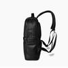 Men and Women Backpack Fashion Backpack Korean Version of The Package Fashion PU Woven Backpack