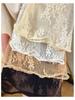 Women's Slim-Fit Brushed Lace Turtleneck Base Layer - Warm Autumn/Winter Inner Shirt