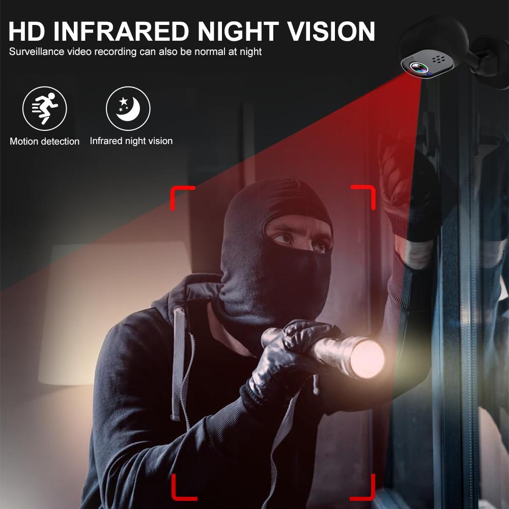 Camera for Home Network Monitoring, High-definition Baby Monitoring, Voice Monitoring, WiFi Camera Supporting Voice Recognition