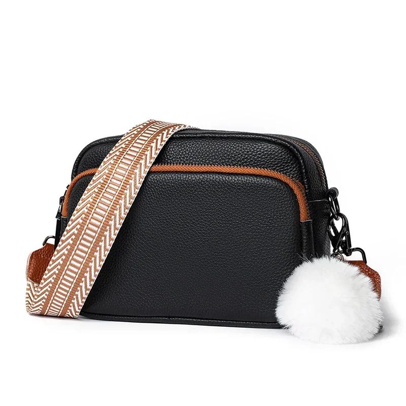 

Сумка-мессенджер из натуральной коровьей кожи для женщин, сумка через плечо