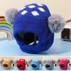 Children's Hat, Scarf, Two-piece Set, Girls' Winter Knitted Wool, Thickened Warm Baby, Cute Plush Pullover Hat