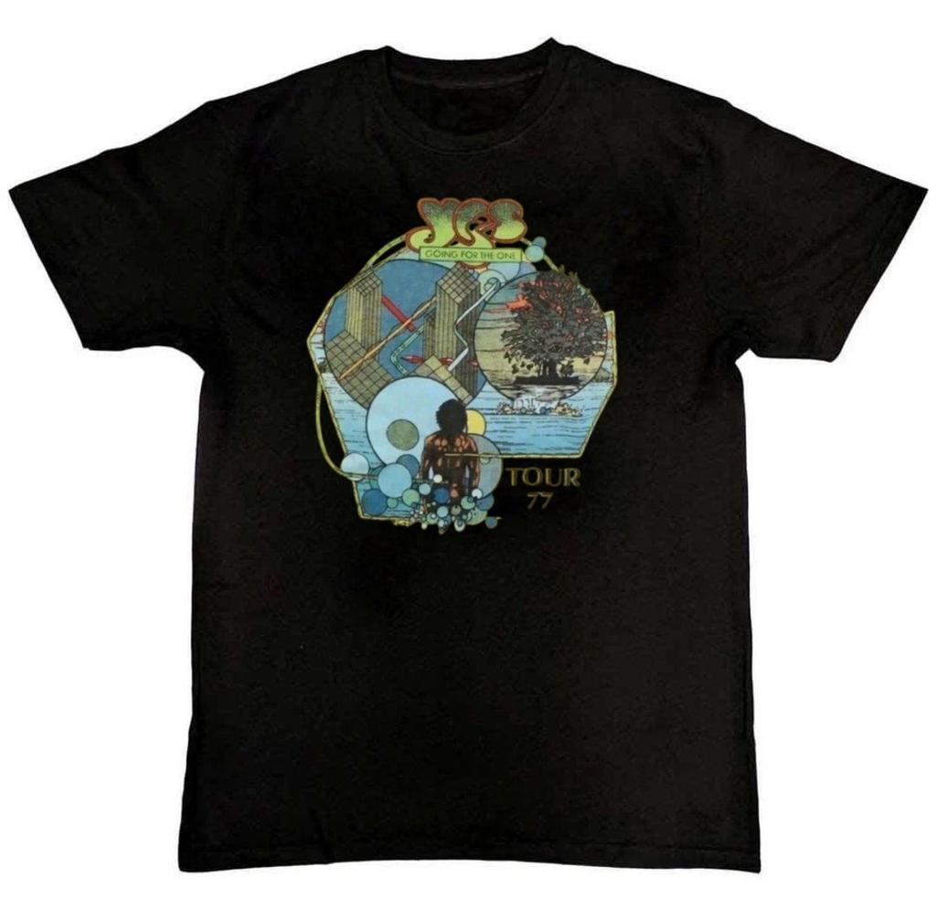 YES Band GOING FOR THE ONE TOUR Graphic Mens T-Shirt S-4XL