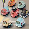 Real Lighting Pull Back Car Anti-Collision Mini Car Vehicle Models Inertia Car  Kids Education