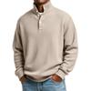 2024 Herren Retro Europa 4-Knopf Henley Shirt, 3D Digitaldruck, Langarm, Lockerer Schnitt Mode Sweatshirt