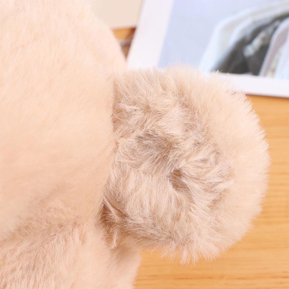 Soft Warm One-Piece Hat Scarf Winter Ear Protection Hats Lovely Baby Bear Plush Hat Kids
